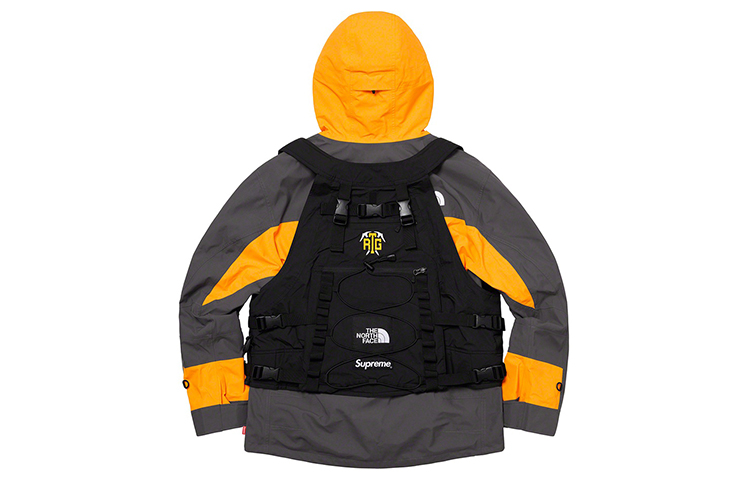 Куртка Supreme x THE NORTH FACE (желтая) — фото 4