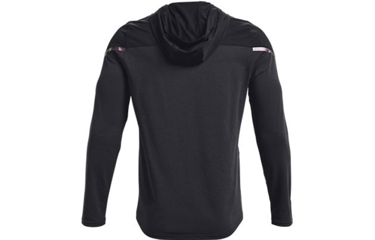 Under Armour Mens RUSH HeatGear Full-Zip Hoodie Black