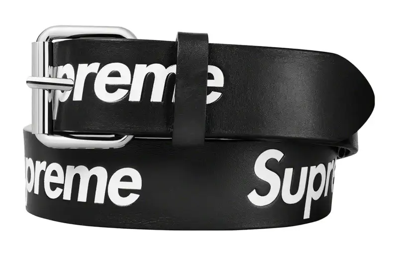 Supreme Repeat Leather Belt