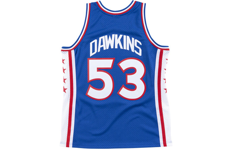 Mitchell Ness Basketball Jersey Men’s Blue
