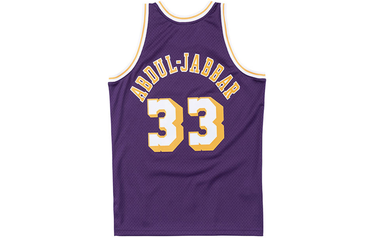 Mitchell & Ness Los Angeles Lakers Away 1983 84 Kareem Abdul Jabbar Swingman Jersey