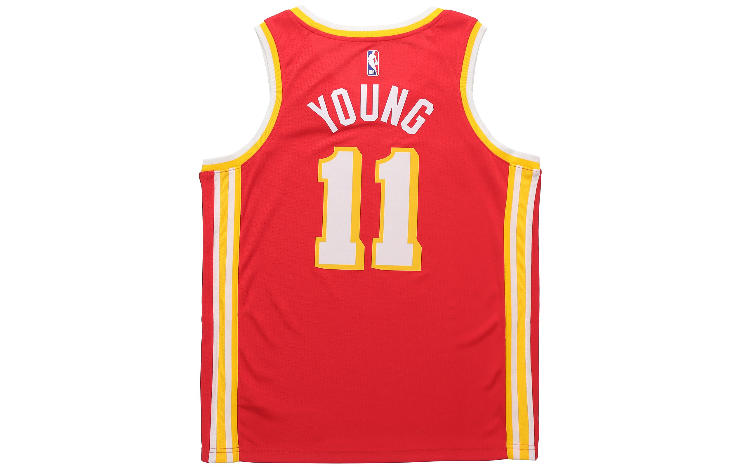 Nike Basketball Jersey SW Fan Edition 20 Season, Atlanta Hawks, Trae Young Size 11 Men’s Red