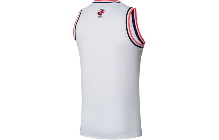 Li Ning CBA Basketball Jersey SW Fan Edition 2021 2022 Season, Guangdong Team, Blank Edition, Home Men’s White