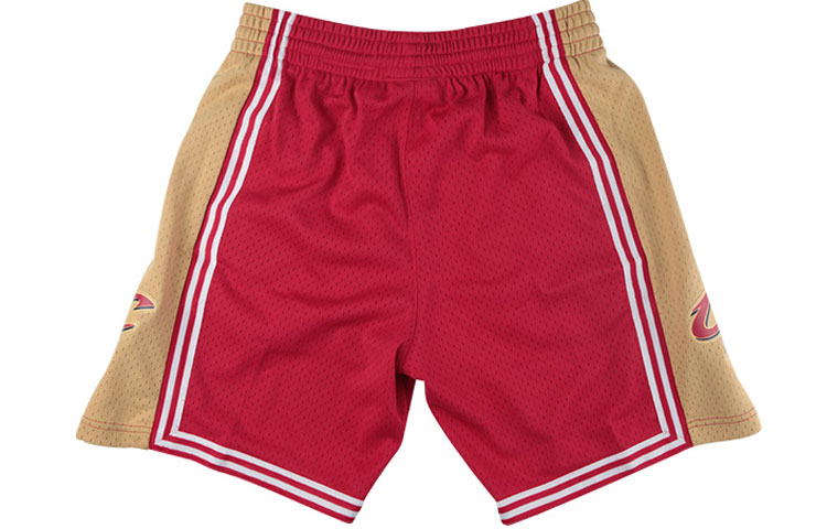 Mitchell Ness Basketball Shorts Unisex Burgundy