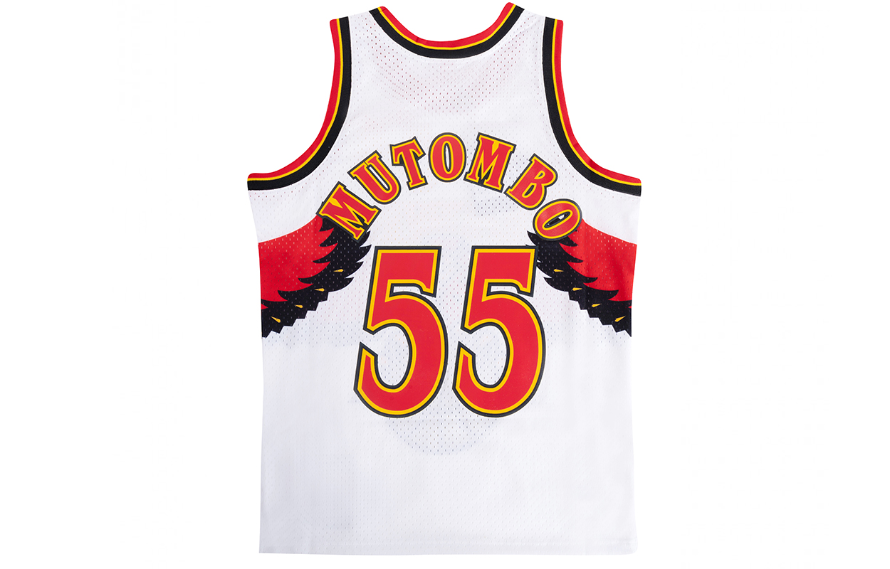 Mitchell & Ness Dikembe Mutombo Atlanta Hawks 1996 97 Swingman Swingman Nba Jersey