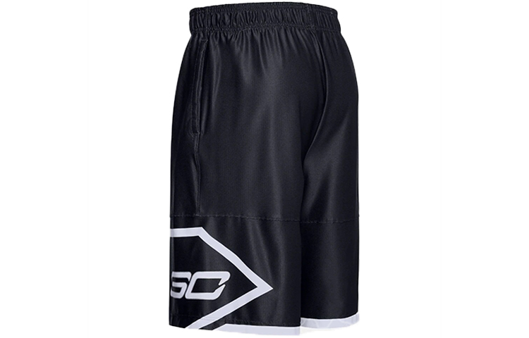 Under Armour Basketball Shorts Men’s Black Moderate Straight Fit Pants