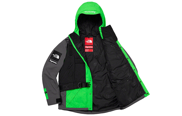 Куртка Supreme x The North Face (зеленый) — фото 4