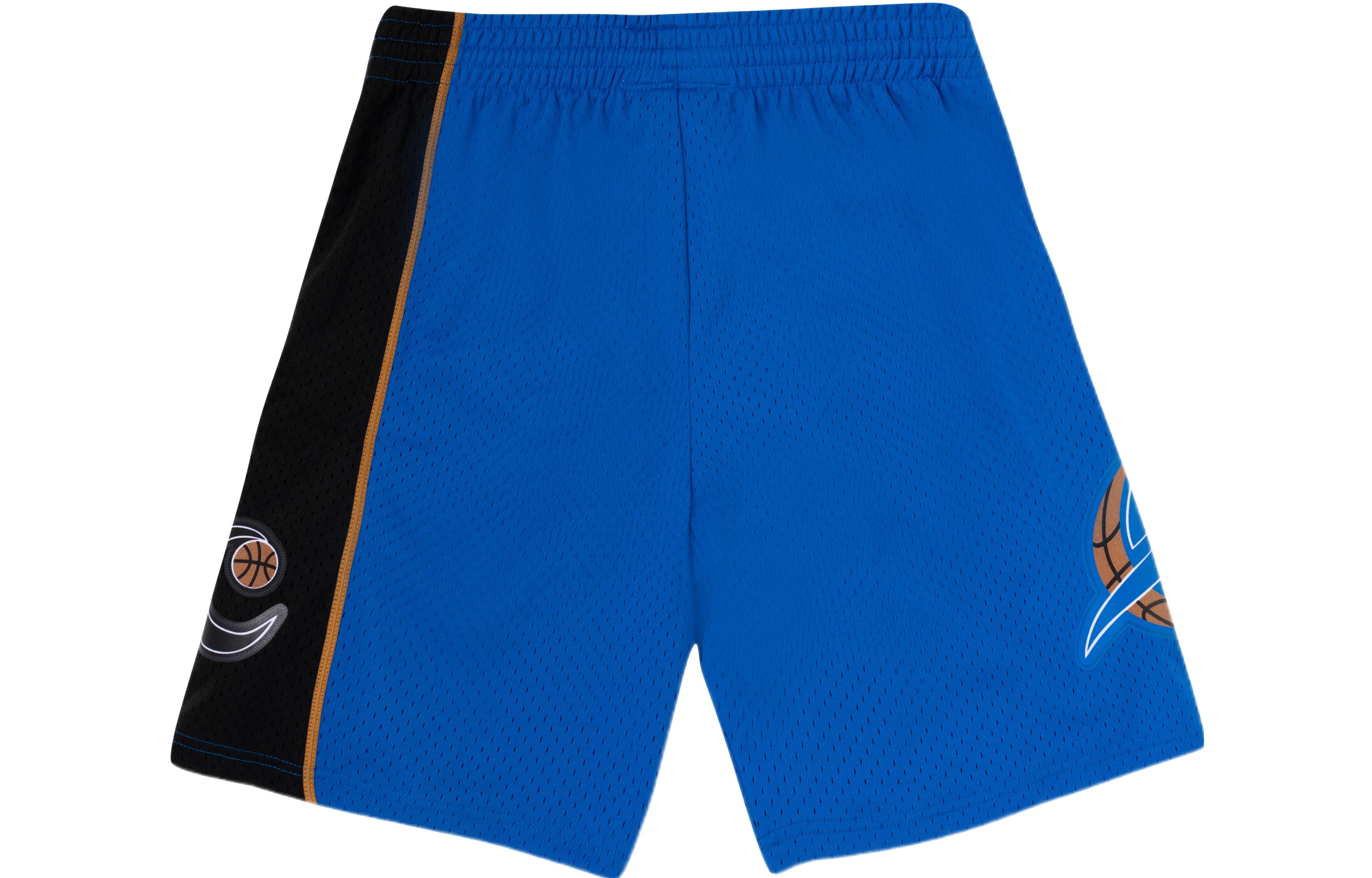 Mitchell Ness Basketball Shorts Men’s Blue Moderate Straight Fit Pants