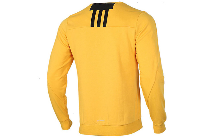 Мужское худи adidas neo M Cs Gr Swtshrt (желтое) — фото 2
