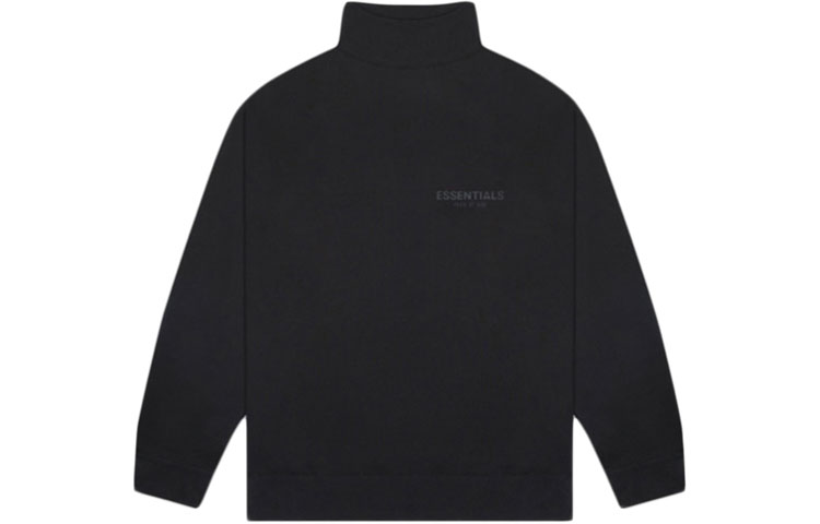 Fear of God Essentials FW20 Pull-Over Mockneck Sweatshirt Black