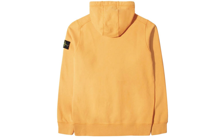 Мужская худи STONE ISLAND (оранжевая) — фото 2