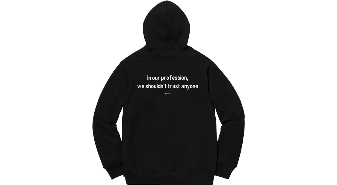 Supreme FW18 The Killer Hooded Sweatshirt Black SUP-FW18-682