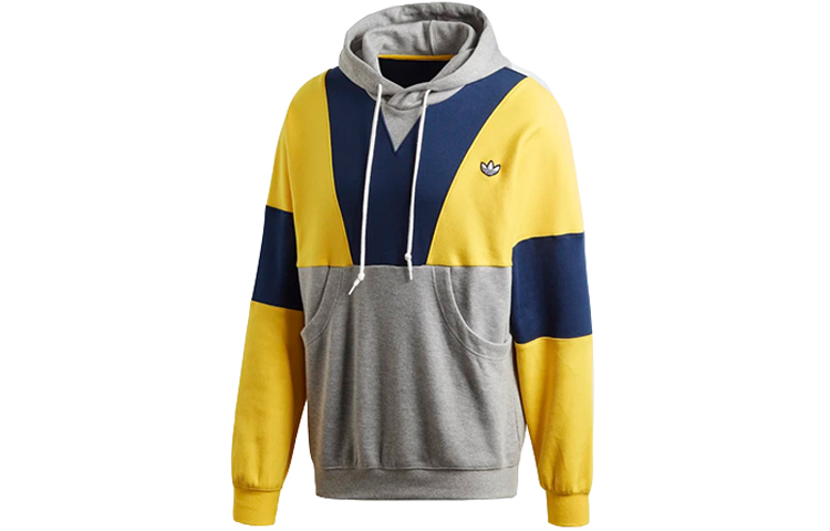 Мужские худи adidas originals Samstag Panel Hoody (желтое) — фото 2