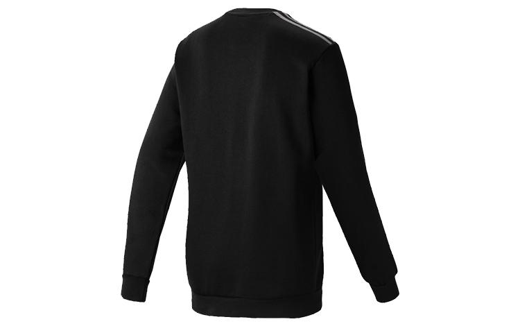 Мужское худи adidas Linear Crew Logo (черное) — фото 2