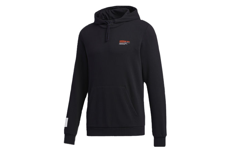 Мужское худи adidas neo M SS CS Hoody 2 (черное) — фото 2