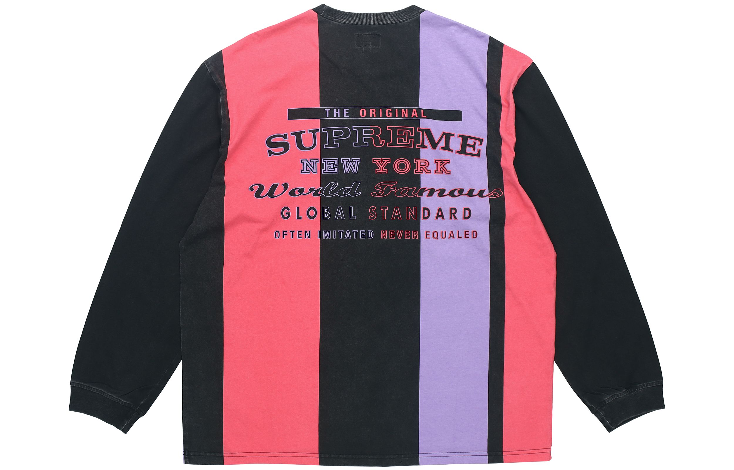 Худи Supreme SS20 Week 1 Global Standard L/S Top (черный) — фото 2