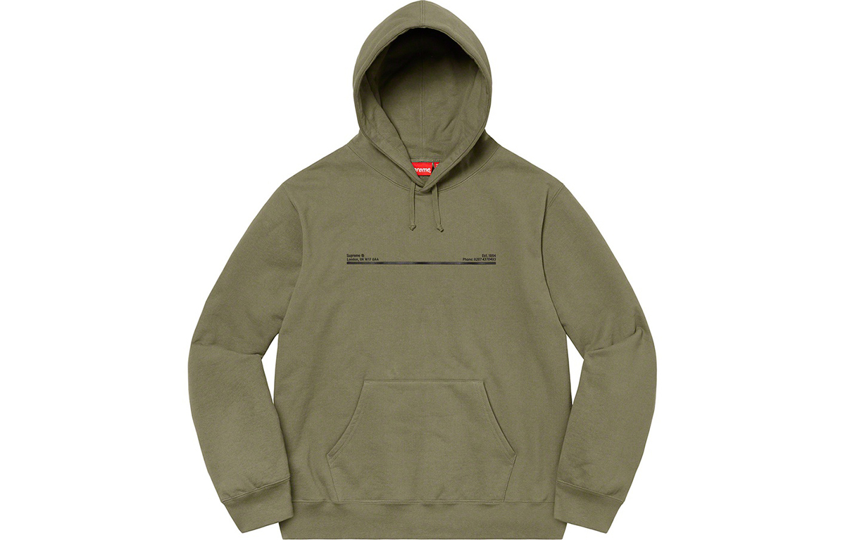 Supreme FW20 Week 5 Shop Hooded Sweatshirt