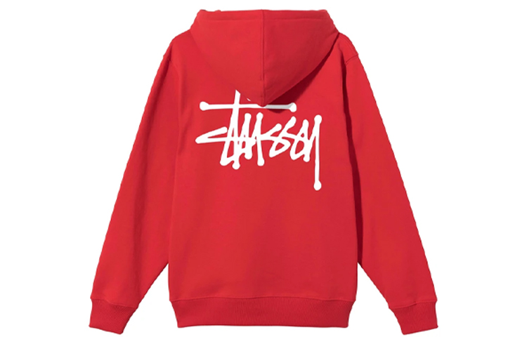Худи Stussy Basic StÜssy Hoodie Logo (серое) — фото 10