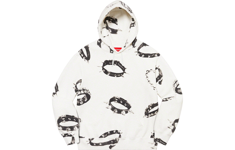 Supreme FW20 Week 12 Studded Collars Hooded Sweatshirt