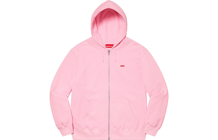 Supreme SS21 Week 11 Small Box Zip Up Hooded Sweatshirt Logo