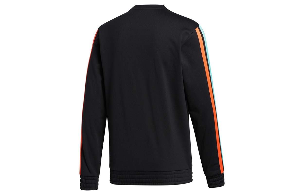 Мужской свитшот adidas Harden Fle Crew (черный) — фото 2