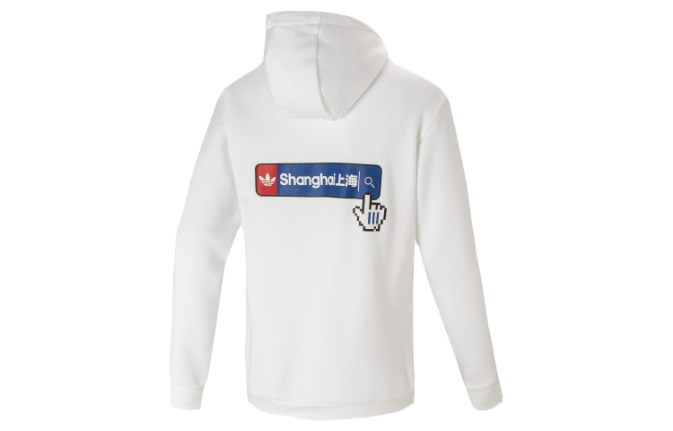 Мужское худи adidas originals Sha Kc Hood 1 (белое) — фото 2
