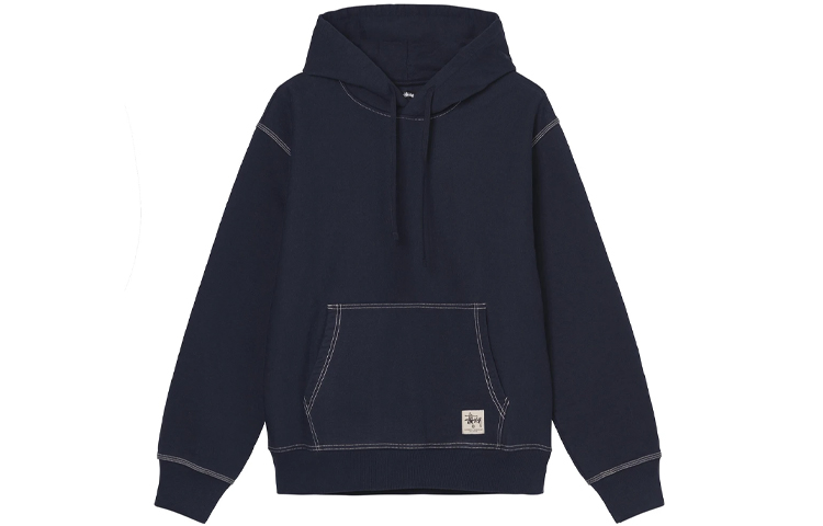 Stussy Contrast Stitch Label Hoodie Logo