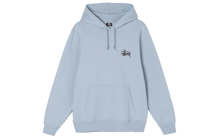 Худи Stussy Basic StÜssy Hoodie Logo (серое) — фото 19