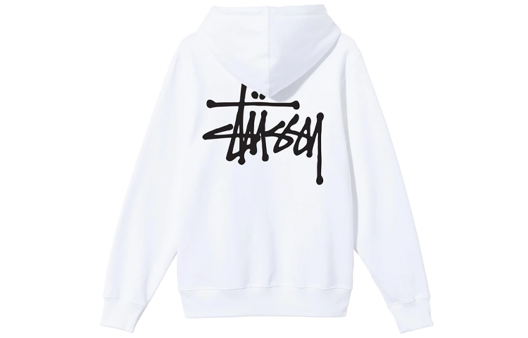 Худи Stussy Basic StÜssy Hoodie Logo (серое) — фото 5