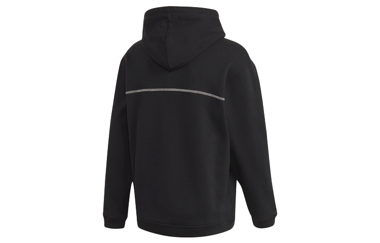 Мужские худи adidas originals Solid Hoodie (черные) — фото 2