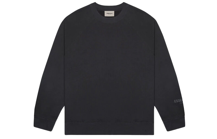 Fear of God Essentials FW20 Black Core Crew Neck Sweatshirt