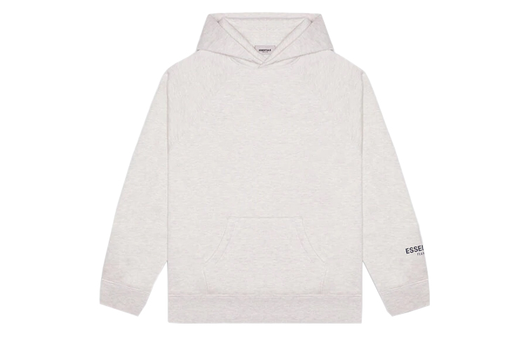 Fear of God Essentials FW20 Core Hoodie Heather Greylogo