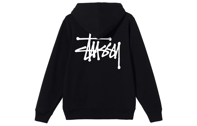 Худи Stussy Basic StÜssy Hoodie Logo (серое) — фото 3