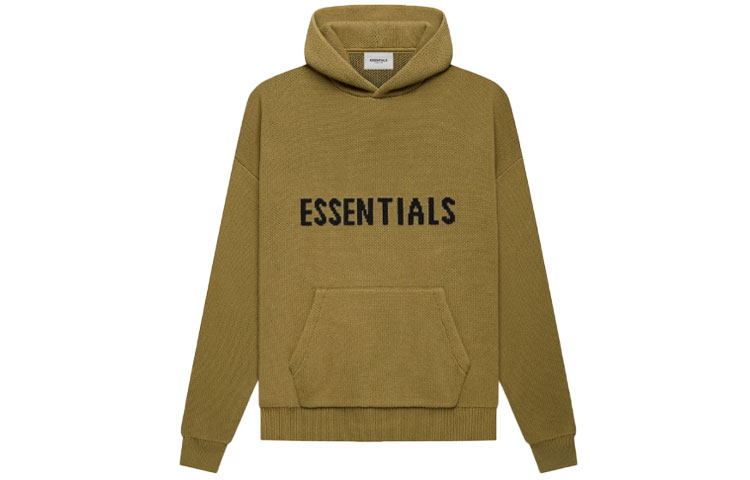 Fear of God Essentials FW21 Knit Pullover AmberLogo