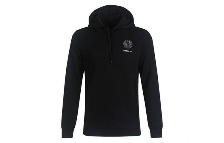 Мужское худи adidas neo M Cs Vrsty Hd (черное) — фото 2