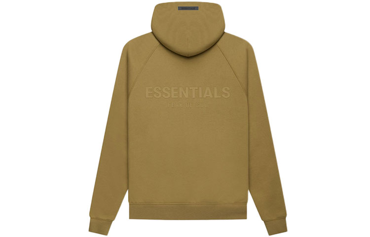 Fear of God Essentials Pullover Hoodie Amber Logo