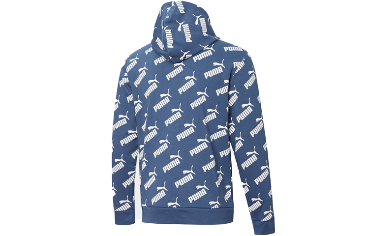 Мужское худи PUMA Amplified logo (глубокий джинсово-синий) — фото 2