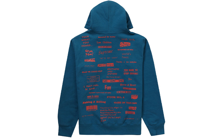 Худи Supreme Stop Crying (черное) — фото 4