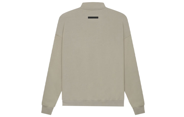 Худи Fear of God Essentials SS21 Pull-Over Mockneck Moss Logo (зеленая) — фото 2