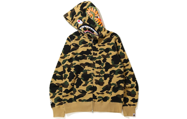 Мужское худи A BATHING APE (черное) — фото 2