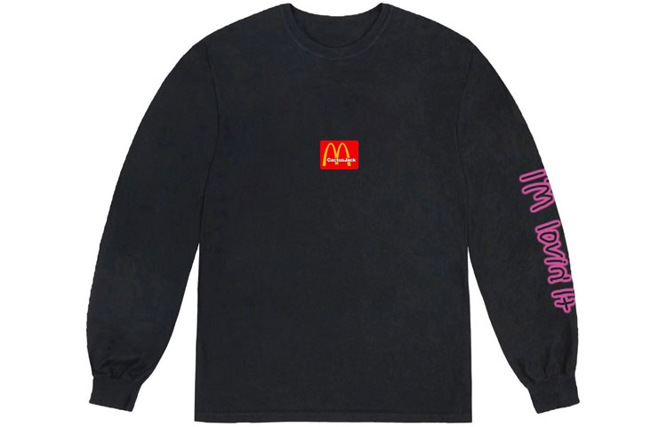Худи Travis Scott Cactus Jack x McDonald (черное) — фото 2