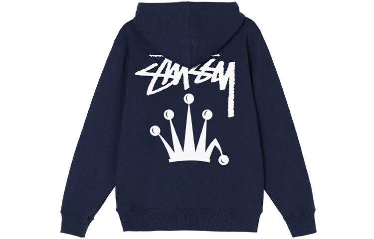 Stussy FW21 Stock Crown Hoodie Logo