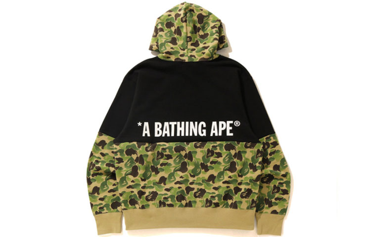 Мужской свитшот A BATHING APE A BATHING APE Bape (черно-зеленый камуфляж) — фото 4