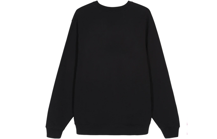 Худи Stussy New Wave Designs Crew ogo (черное) — фото 2