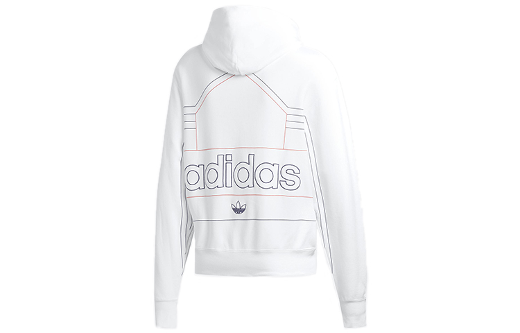 Мужское худи adidas Ewing Hoody (белое) — фото 2