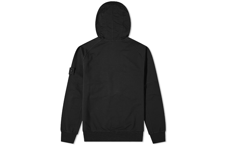 Мужская худи STONE ISLAND Ghost Pieces (черный) — фото 2