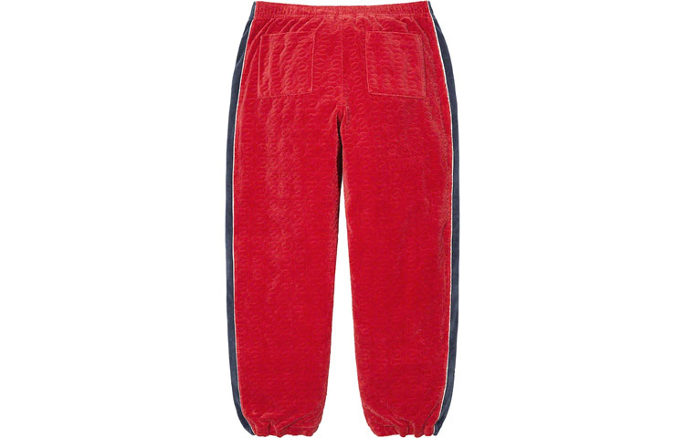 Спортивные штаны Supreme x Nike Velour Track Pant SS21 (черные) — фото 2