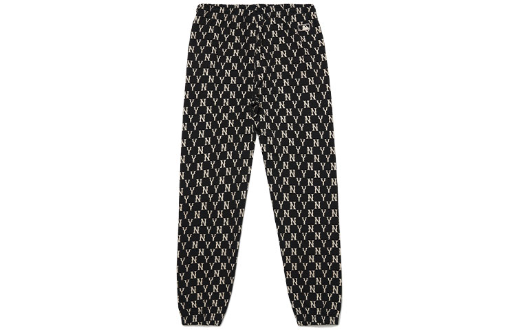MLB Old Flower Sports Pants Unisex Black Moderate