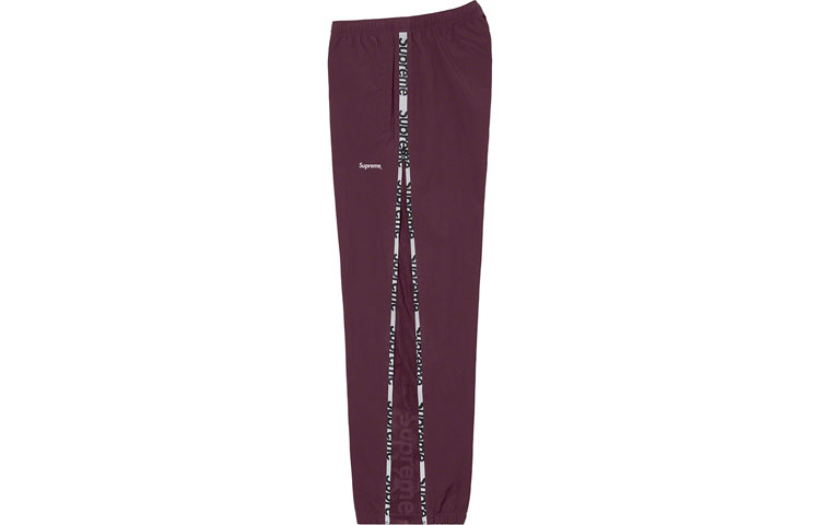 Штаны Supreme Reflective Zip Track Pant (черные) — фото 6