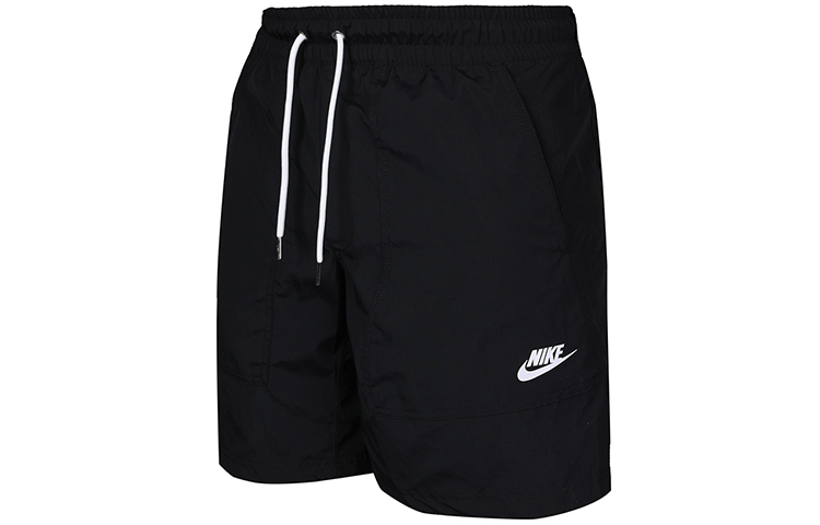 Мужские куртка Nike AS M Nsw Short Wvn (черные) — фото 3